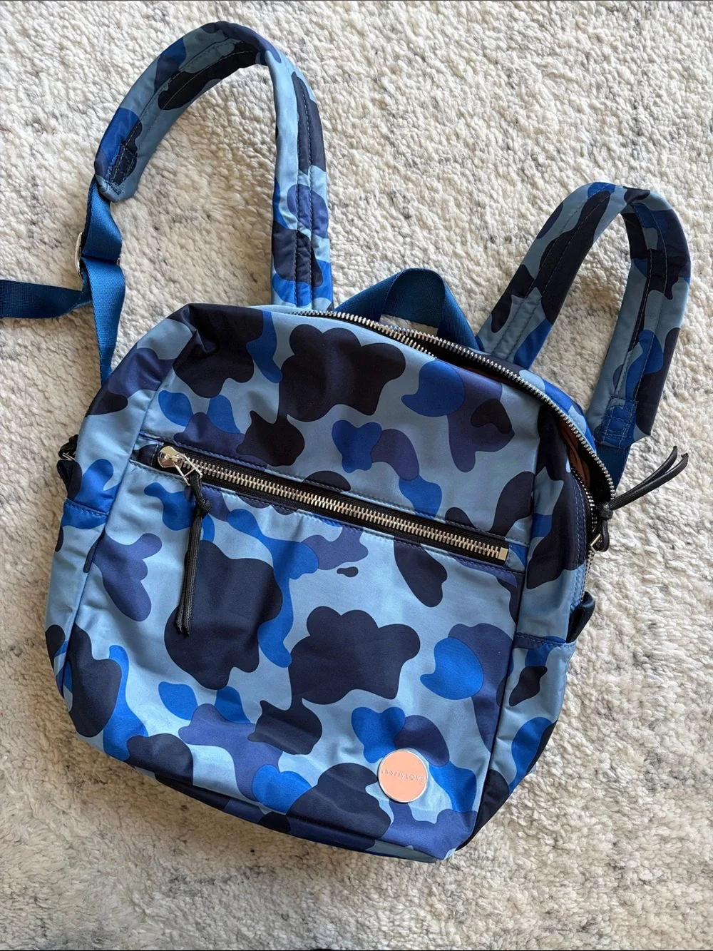 ShortyLove • Blue Camouflage Small Backpack New